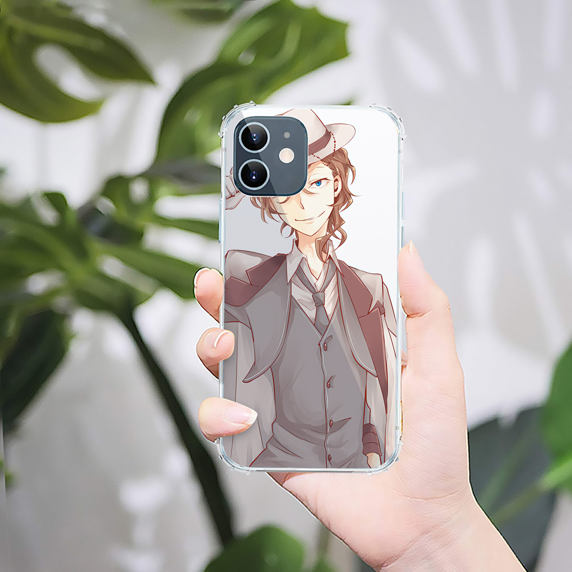 （画像用） 文豪ストレイドッグス Bungo Stray Dogs 【iPhone 12シリーズ対応】透明スマホケース（クリアソフトケース）
